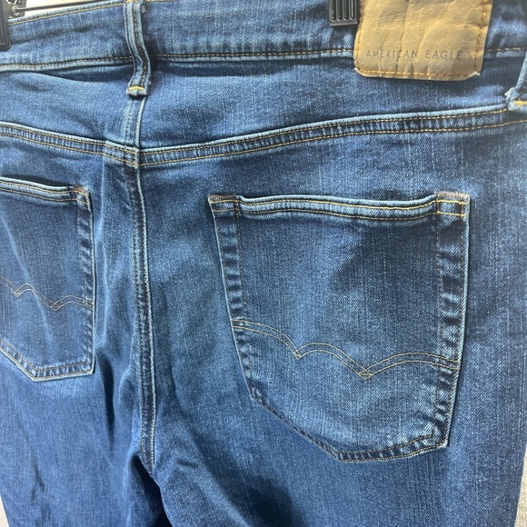 American Eagle Airflex Original Bootcut Jeans Mens 34/36 Denim Blue Stretch 2405 - Picture 11 of 11